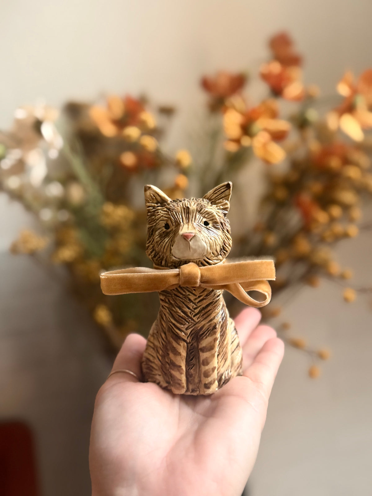 Ceramic Animal - Cat Portrait