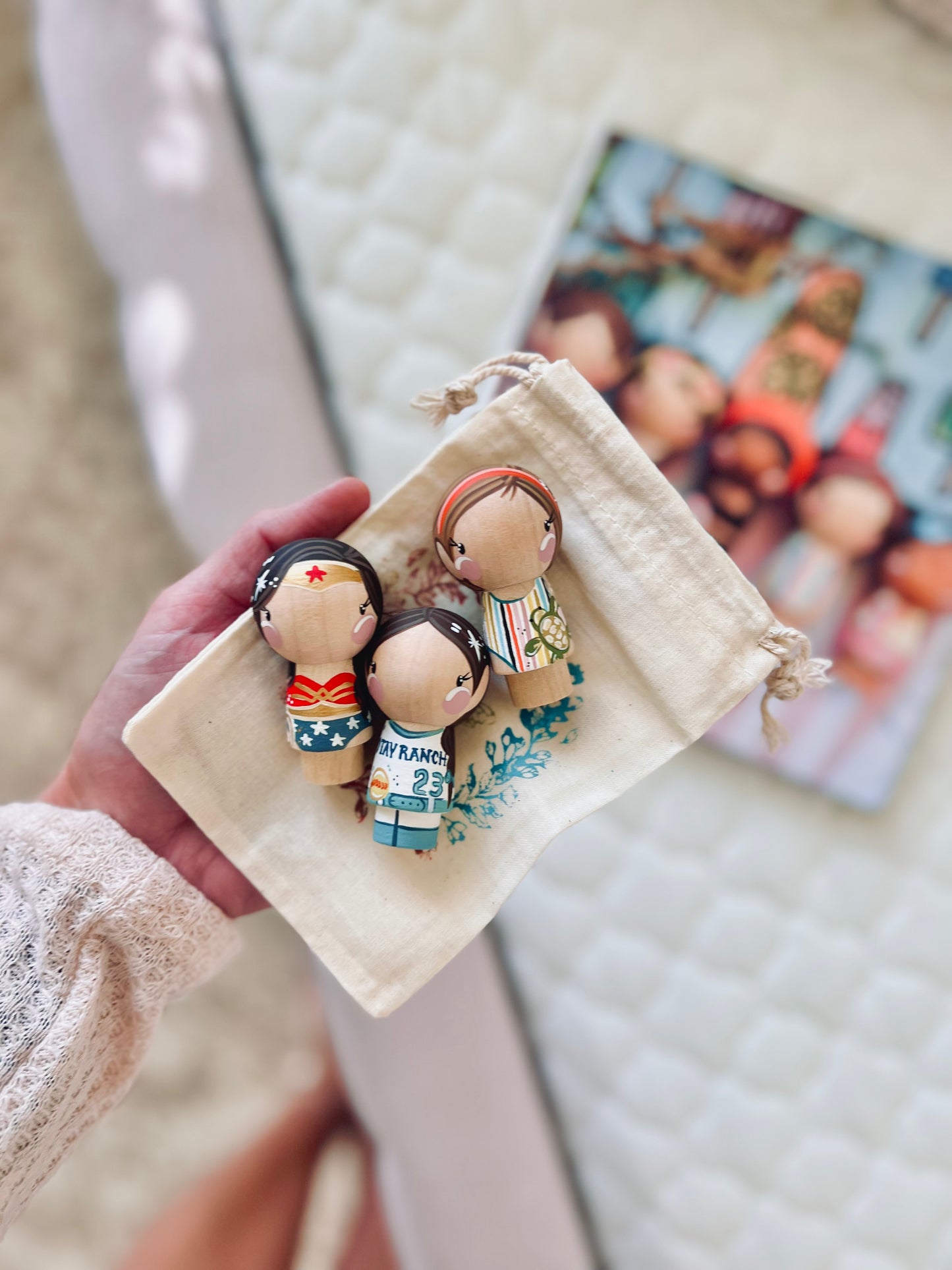Peg Dolls - Kokeshi - Custom