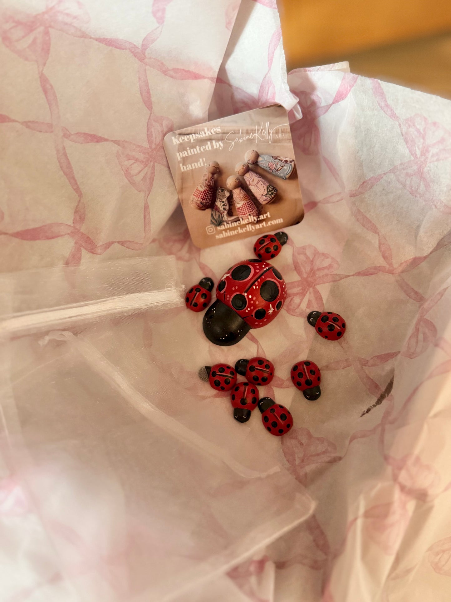 Tiny Ladybug - red
