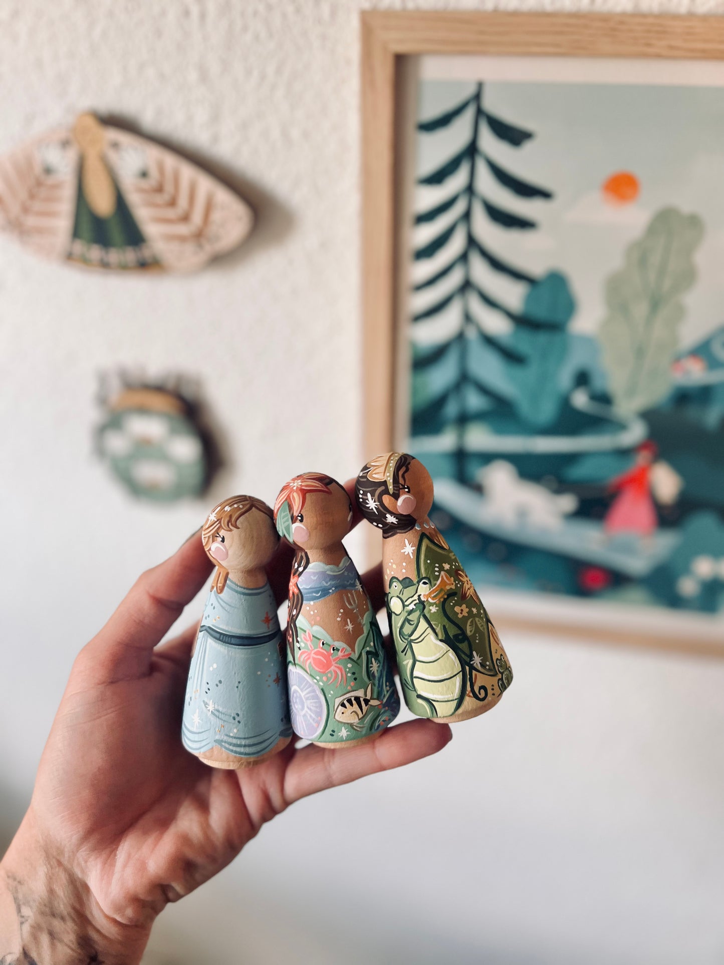 Peg Dolls - Characters/ Princesses