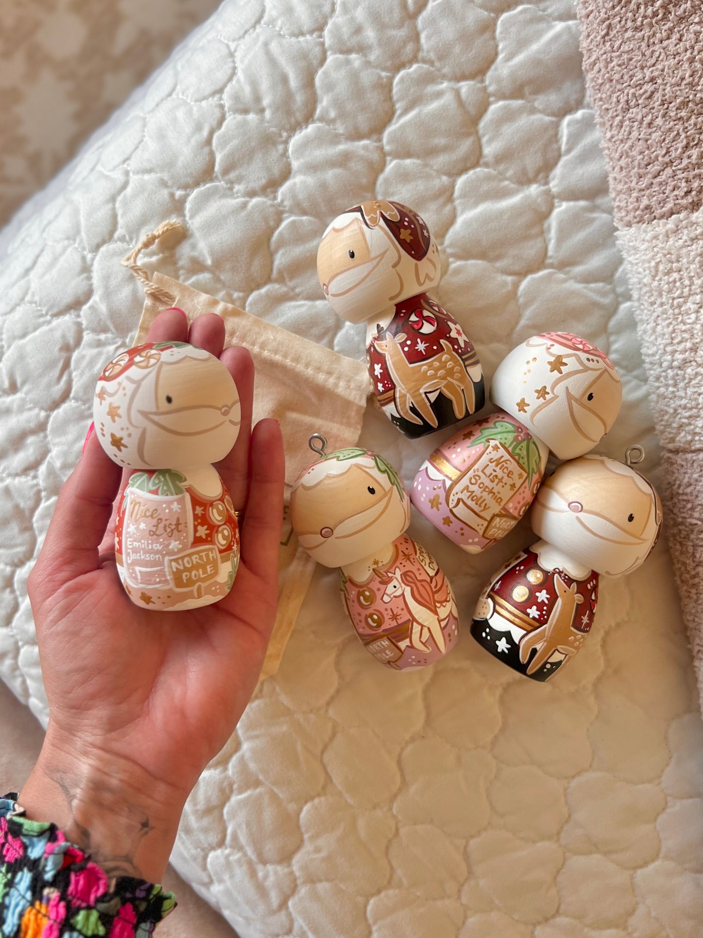 Seasonal - Christmas - Santa Peg Doll - but in XL Peg Doll