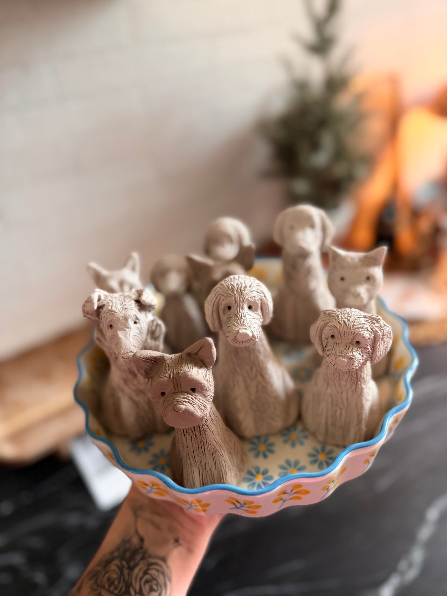 Ceramic Animal - Dog or Cat - Pet Portrait