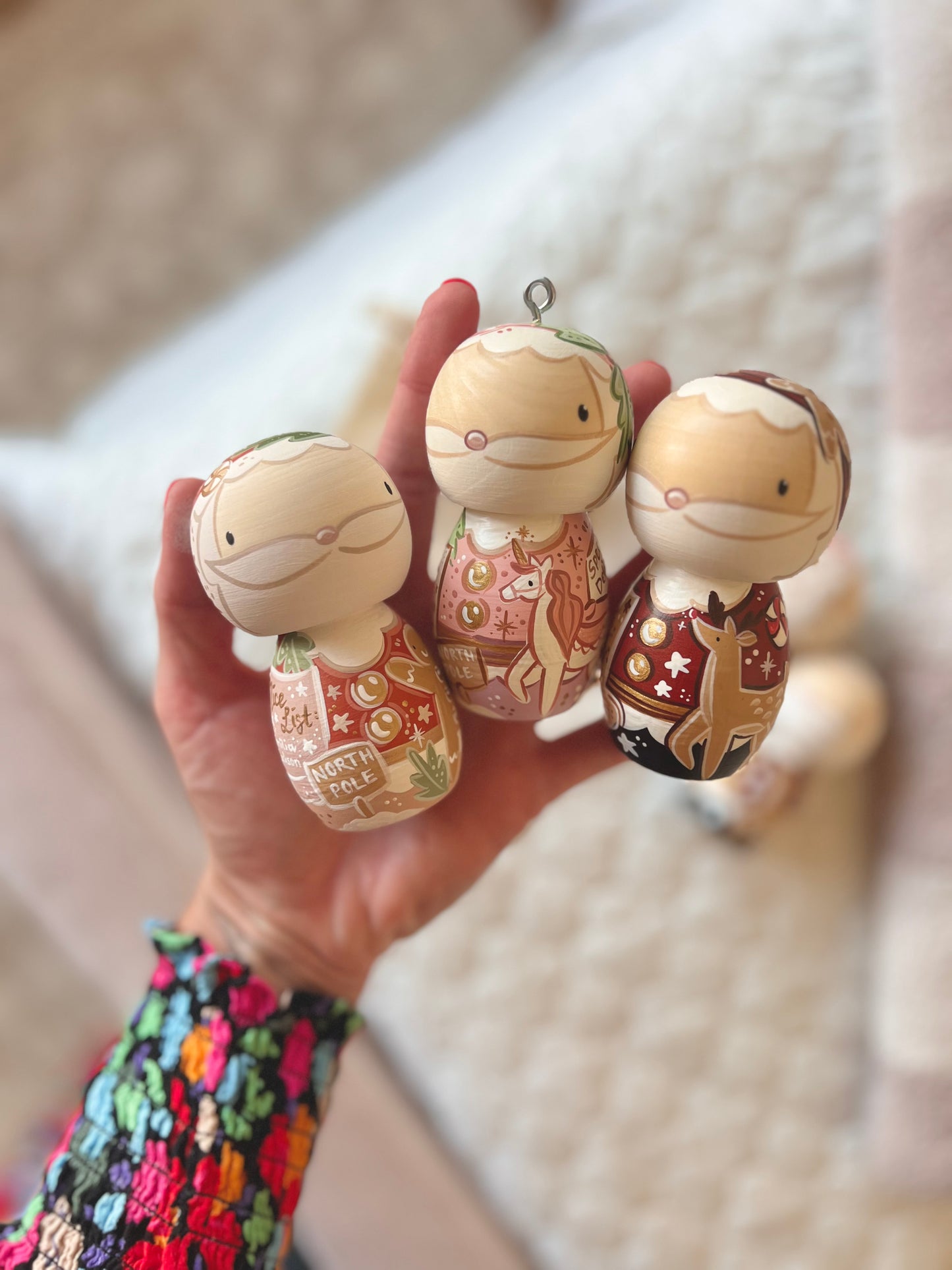 Seasonal - Christmas - Santa Peg Doll - but in XL Peg Doll