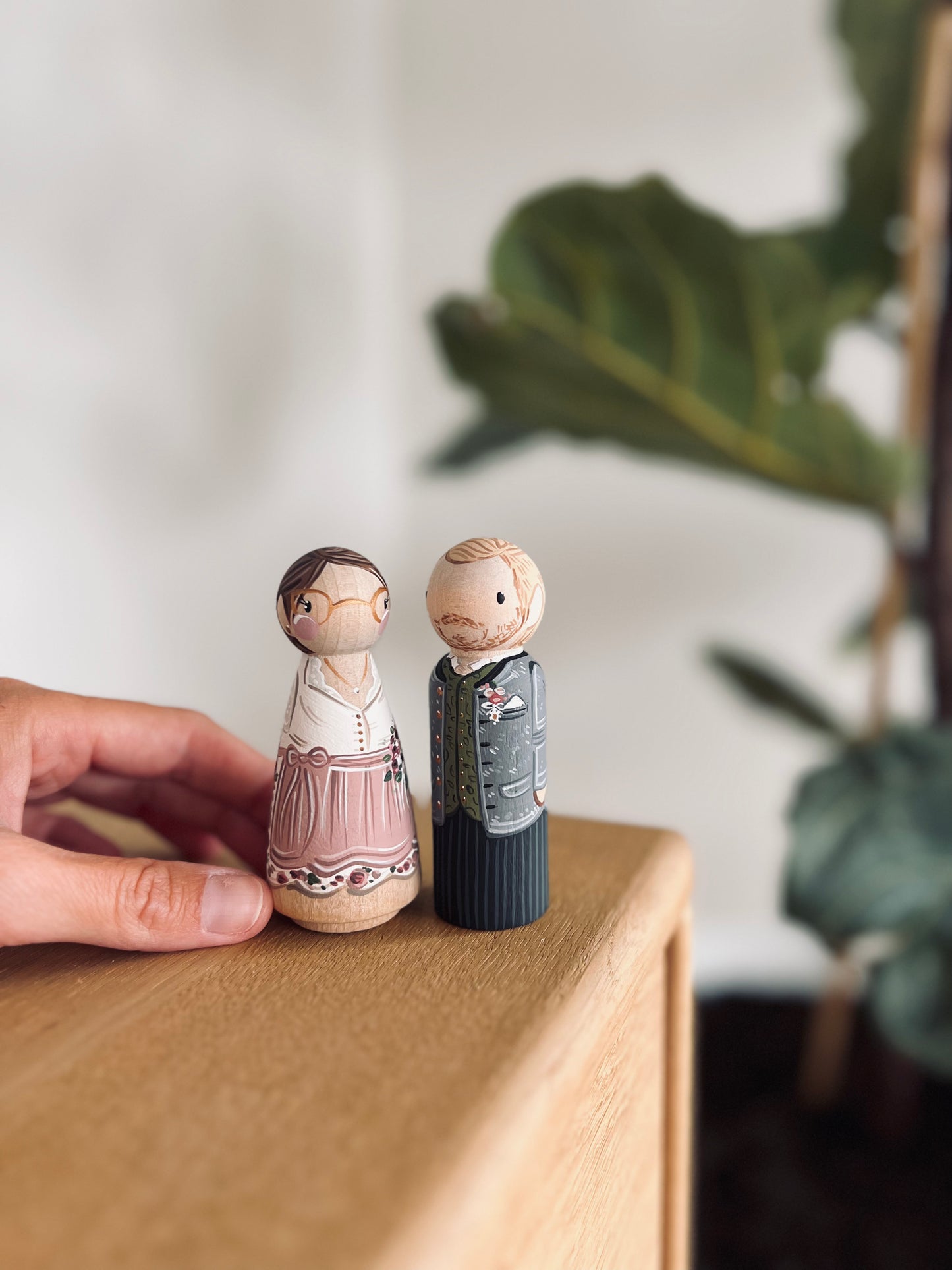 Peg Dolls - Family Portrait - separately