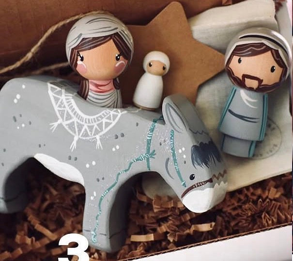 Seasonal - Christmas - Nativity Set 4 pcs