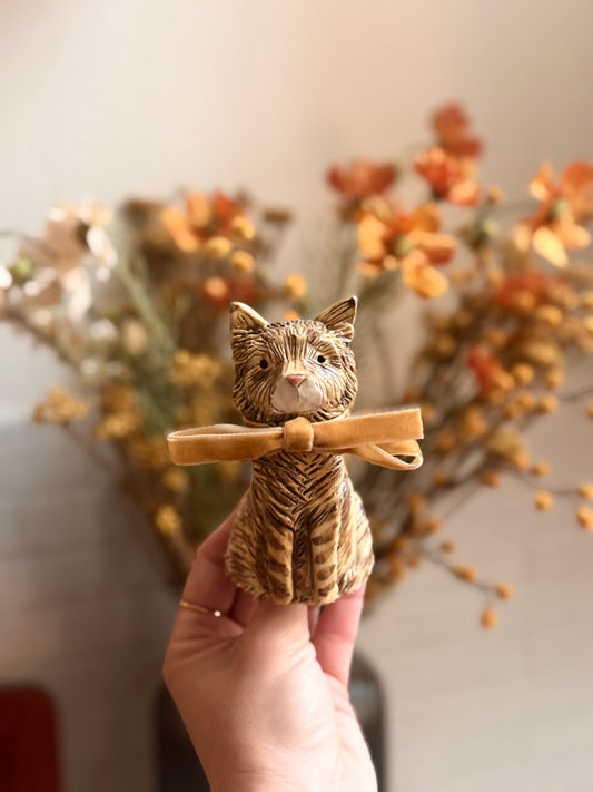 Ceramic Animal - Cat Portrait