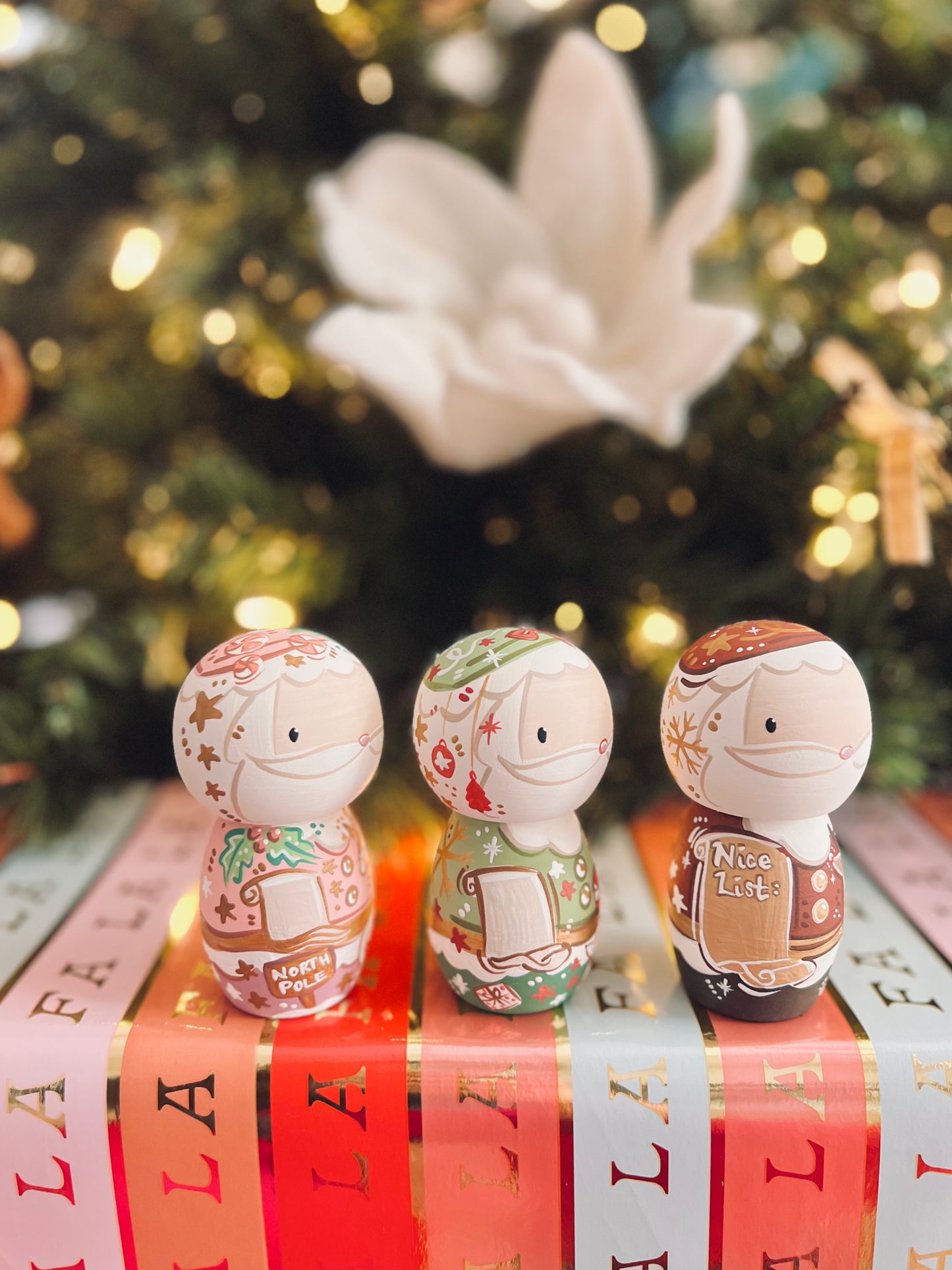 Seasonal - Christmas - Santa Peg Doll - but in XL Peg Doll