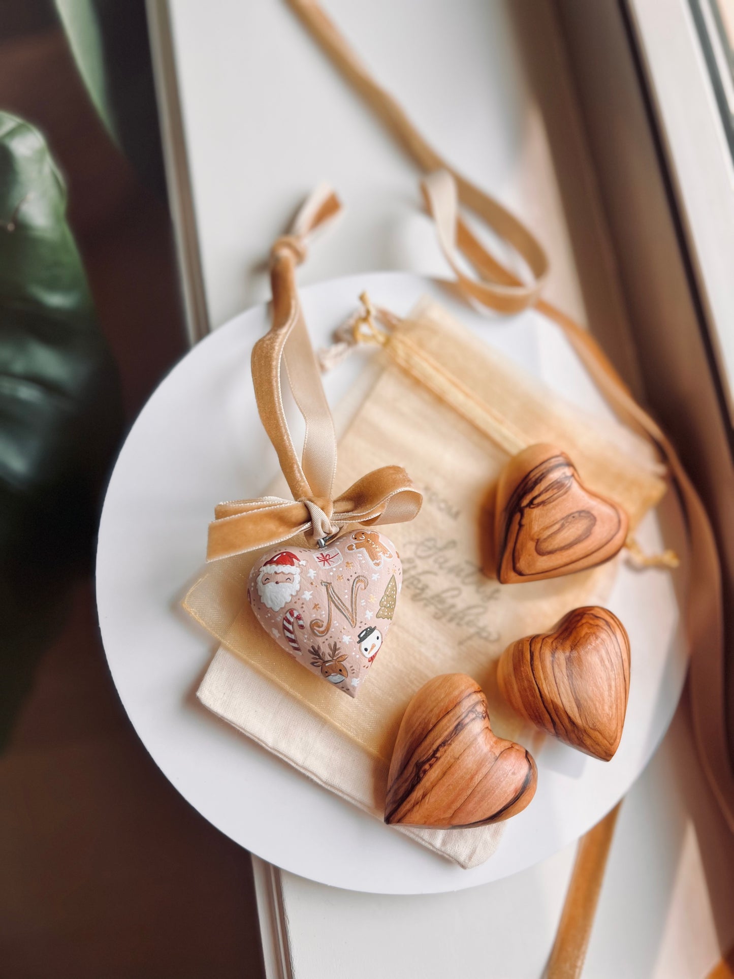 Seasonal - Christmas Ornament Heart - custom