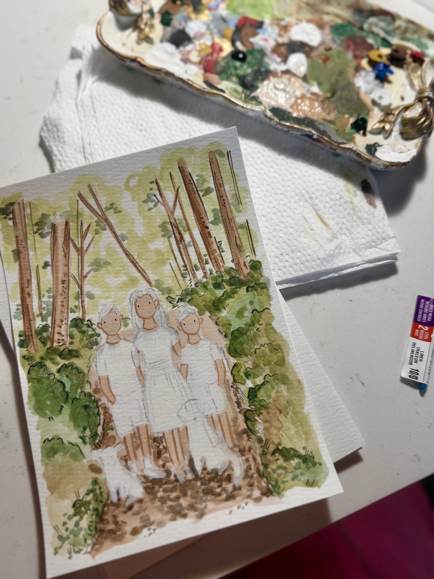 Custom Art Painting - Portrait 5x7