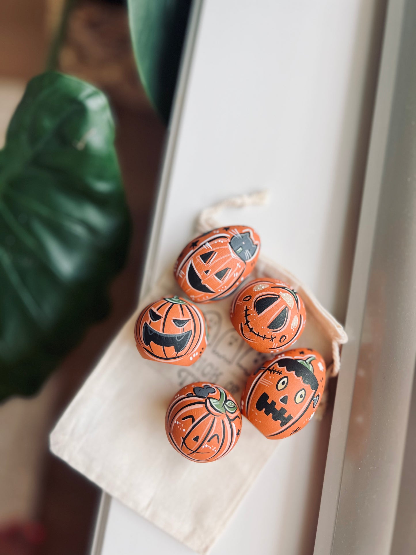 Seasonal - Halloween Pumpkins - Set of 5