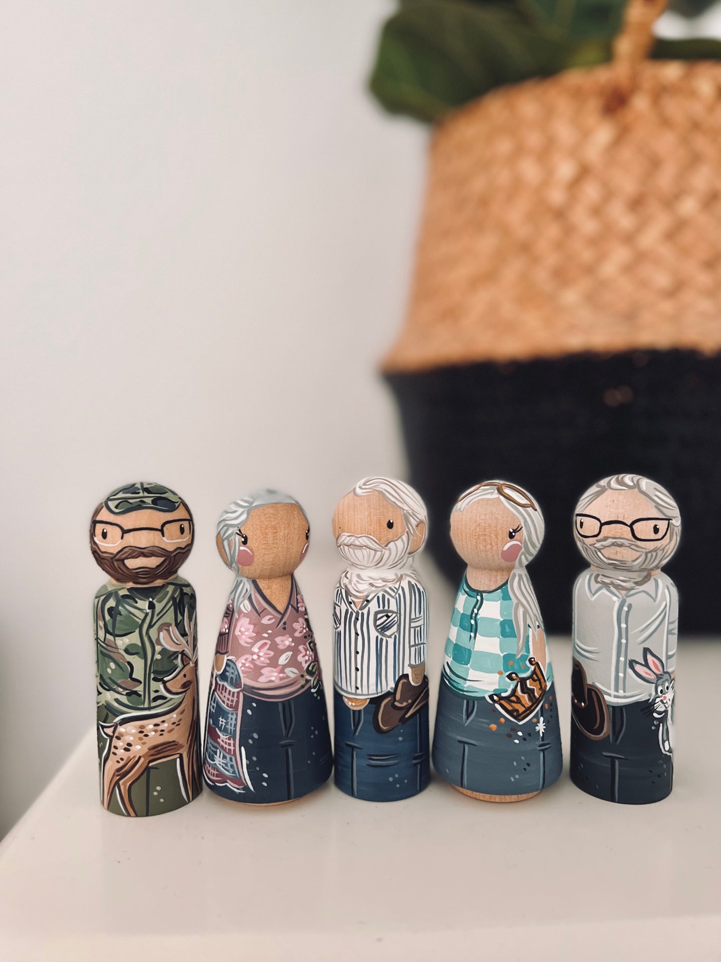 Peg Dolls - 4 Custom