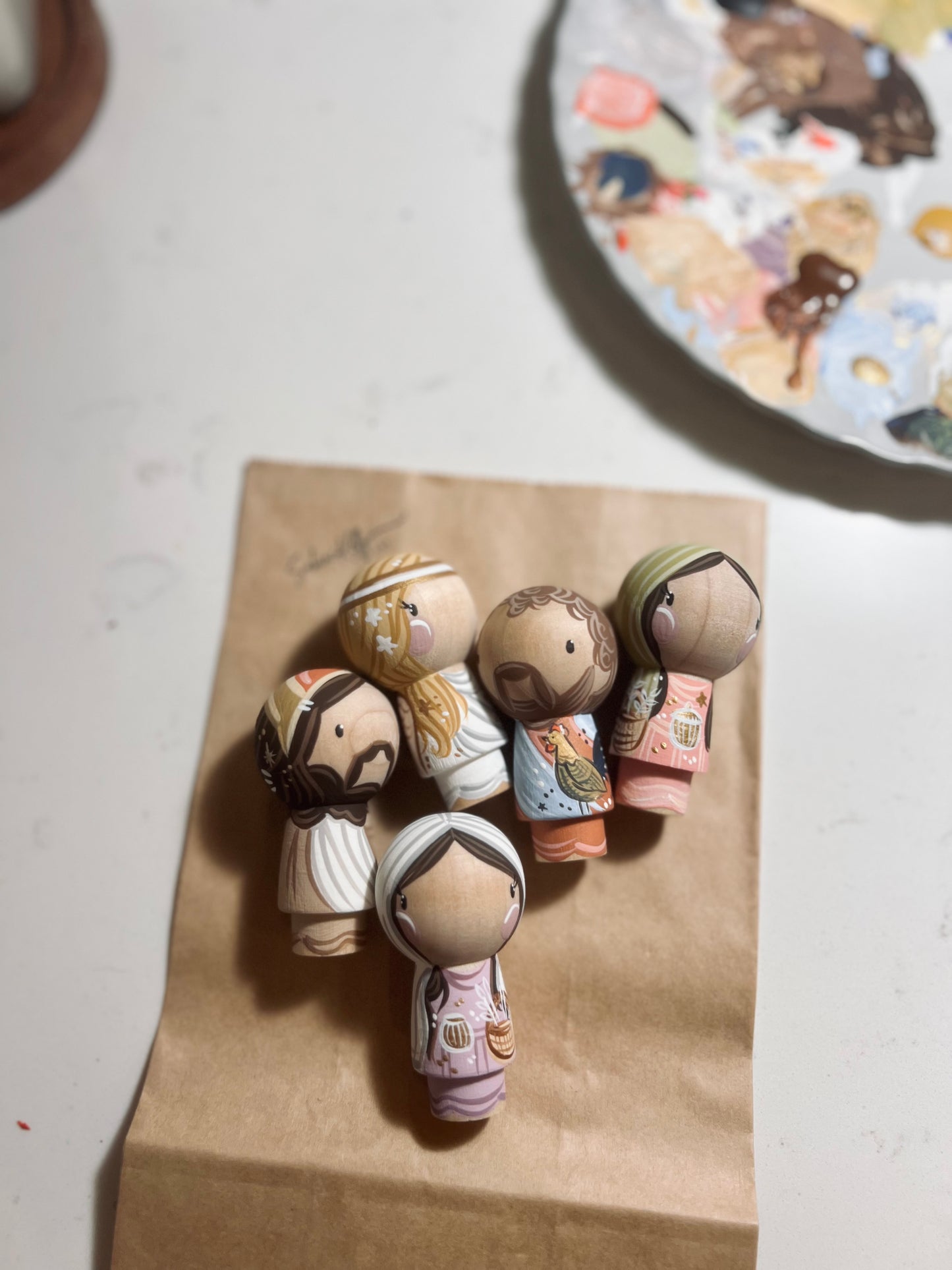 Peg Dolls - Kokeshi - Custom