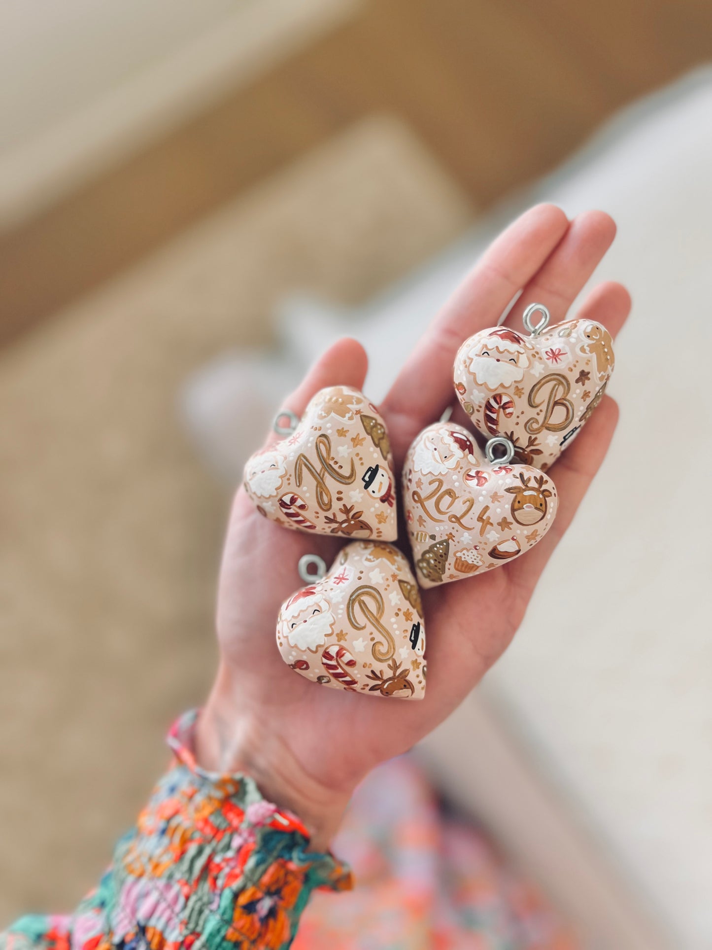 Seasonal - Christmas Ornament Heart - custom