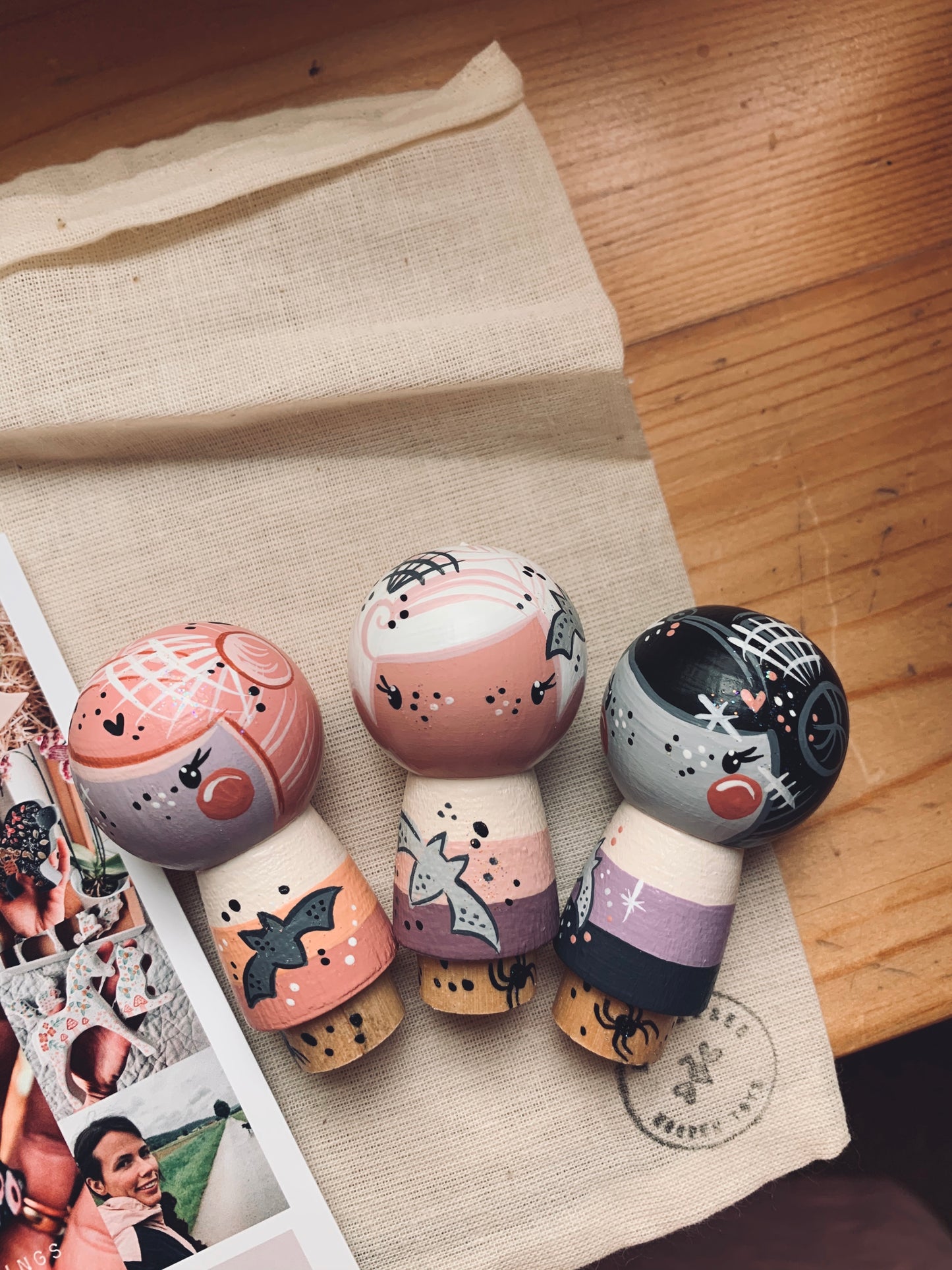 Peg Dolls - Kokeshi