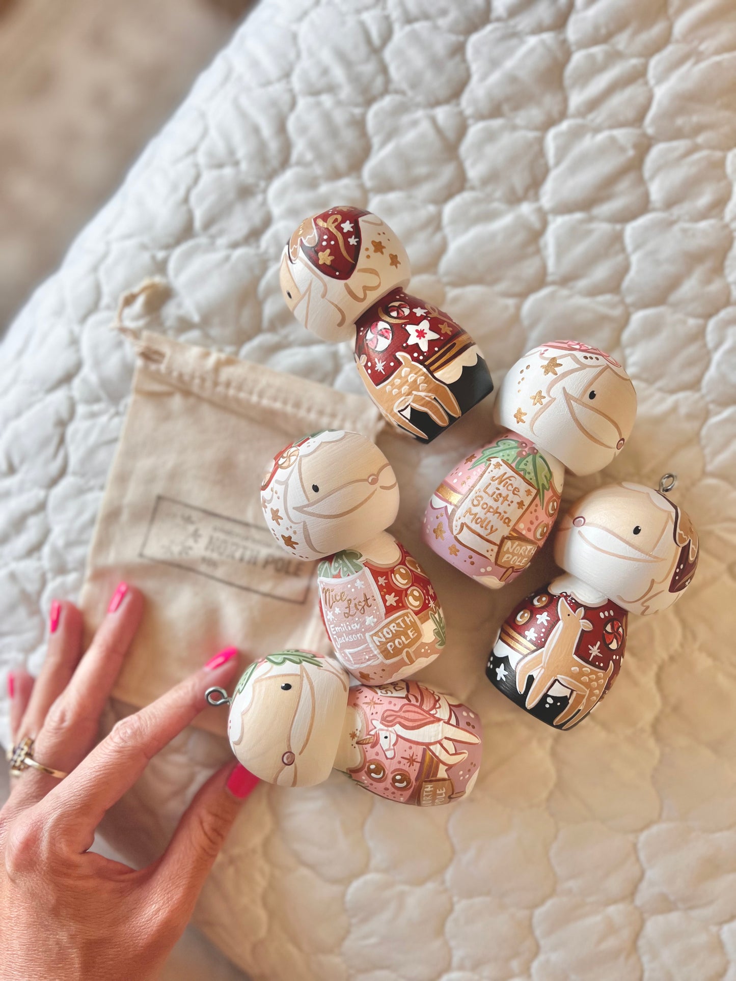 Seasonal - Christmas - Santa Peg Doll - but in XL Peg Doll