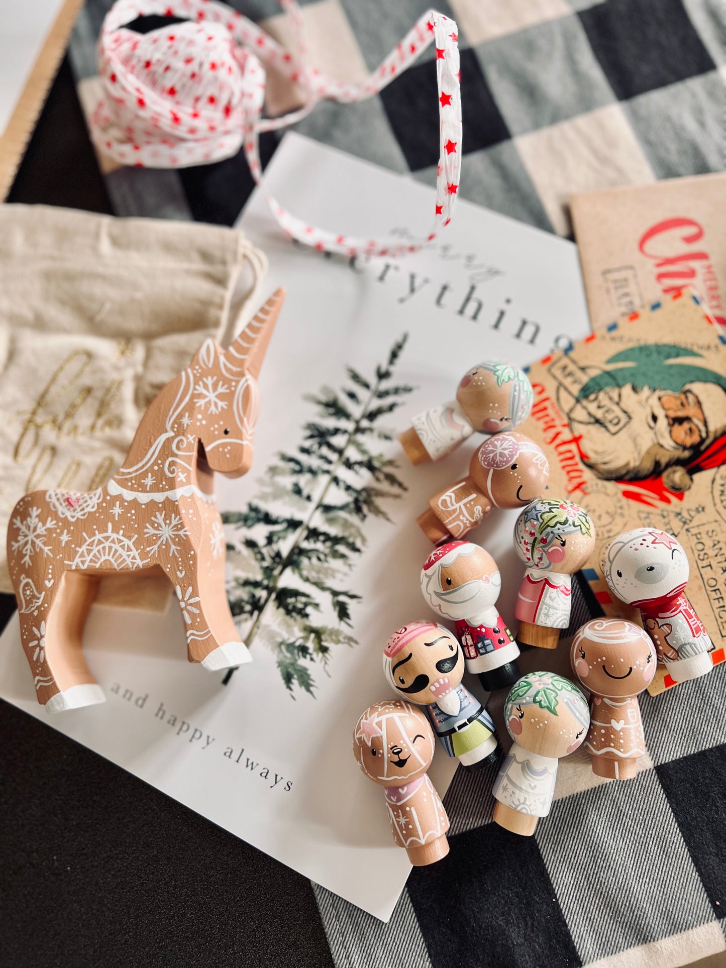 Seasonal - Christmas Kokeshi