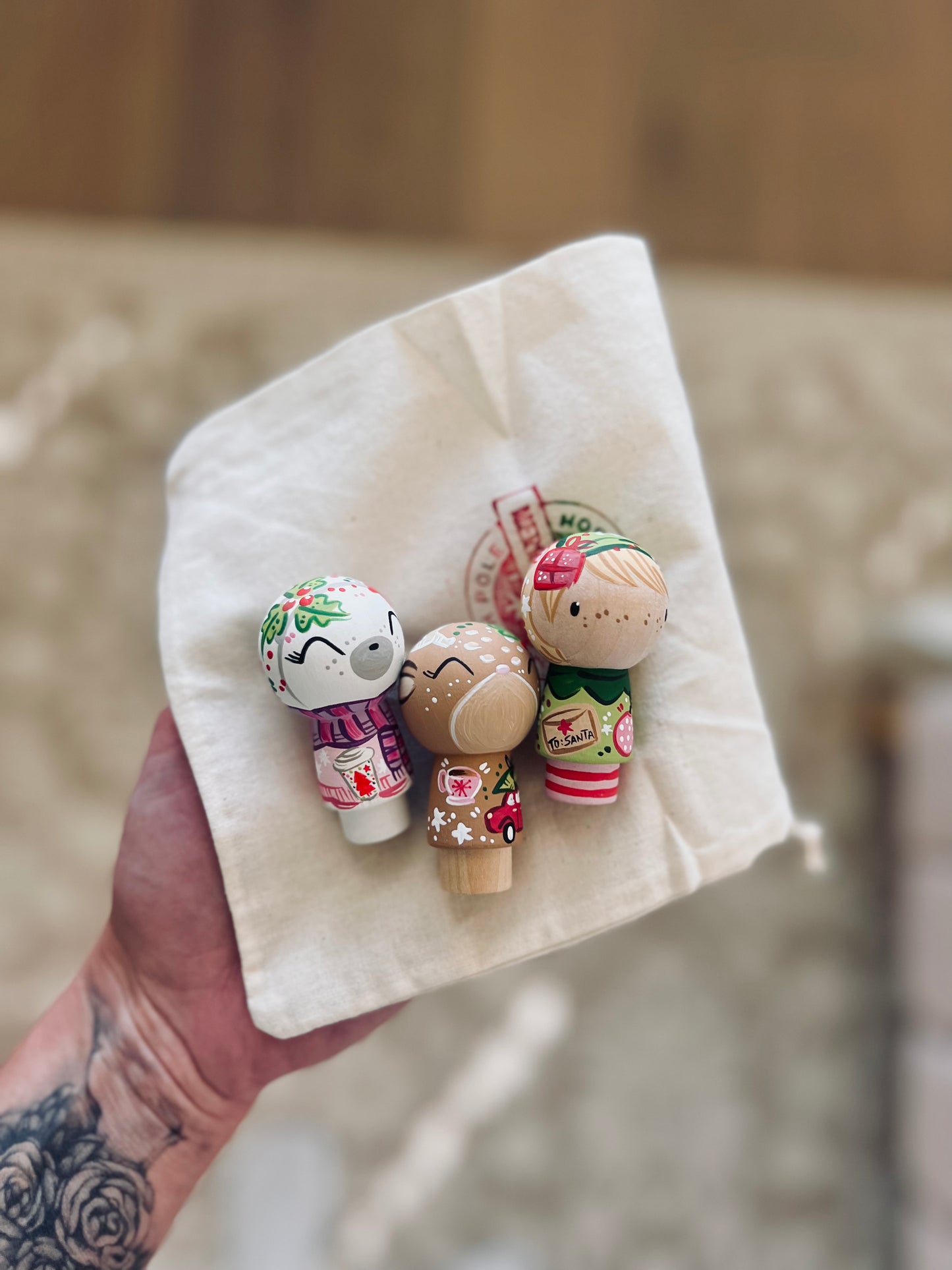 Peg Dolls - Kokeshi