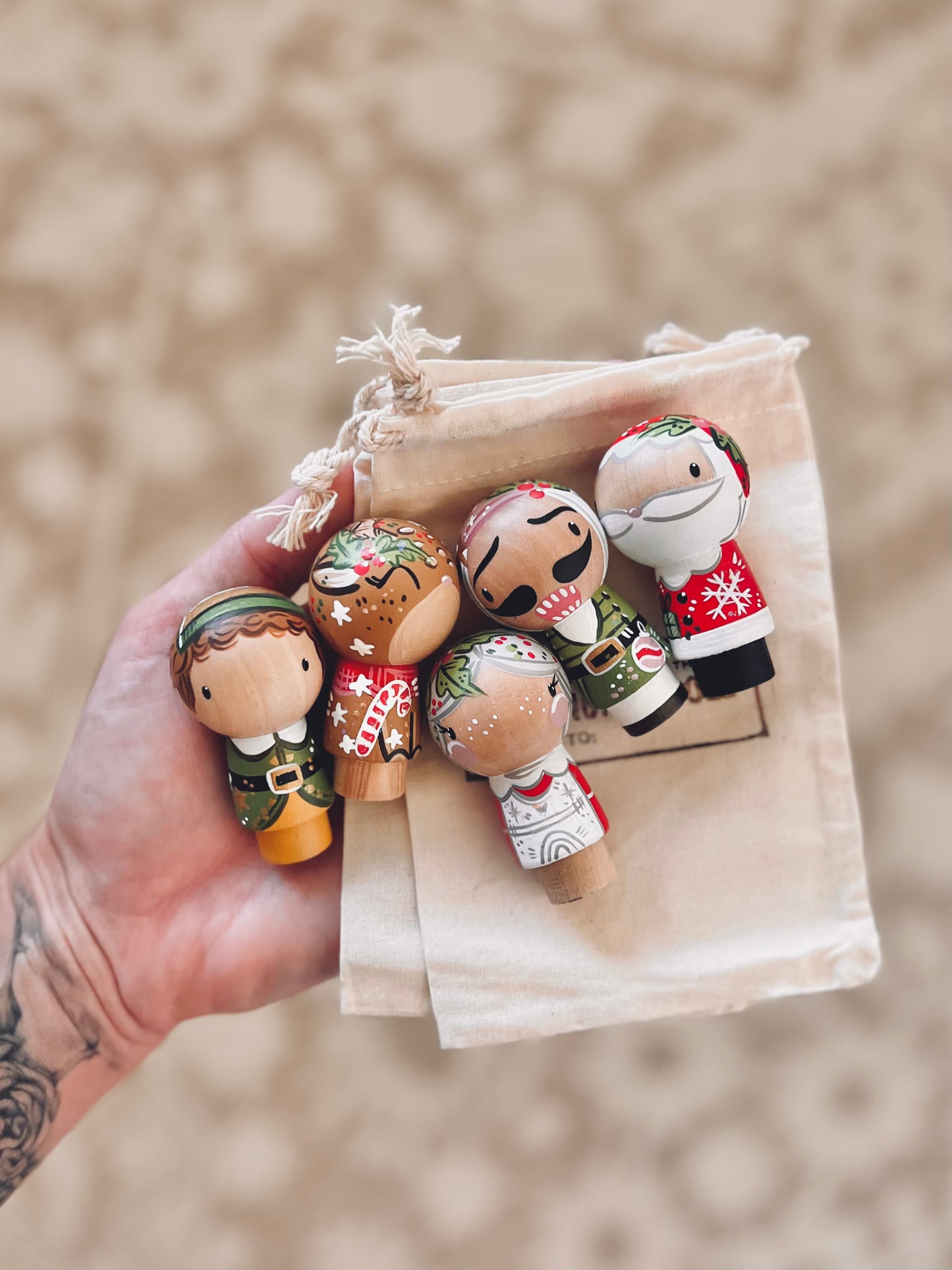Seasonal - Christmas Kokeshi