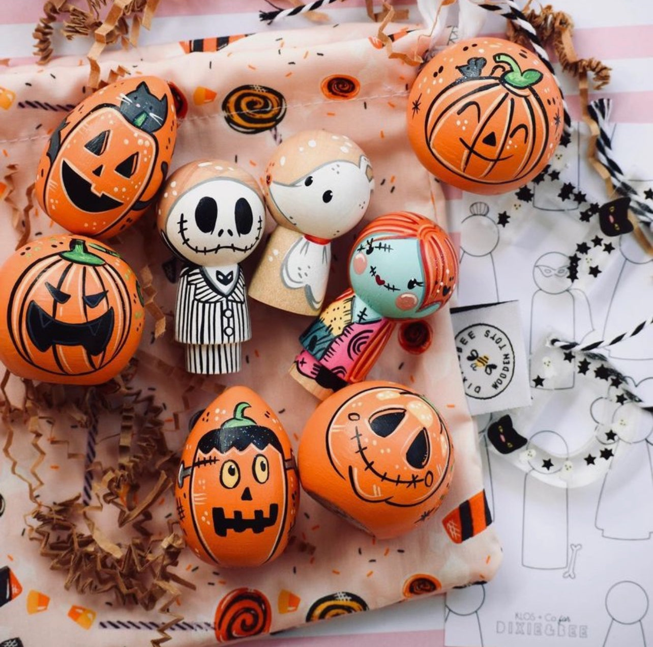 Seasonal - Halloween Pumpkins - Set of 5