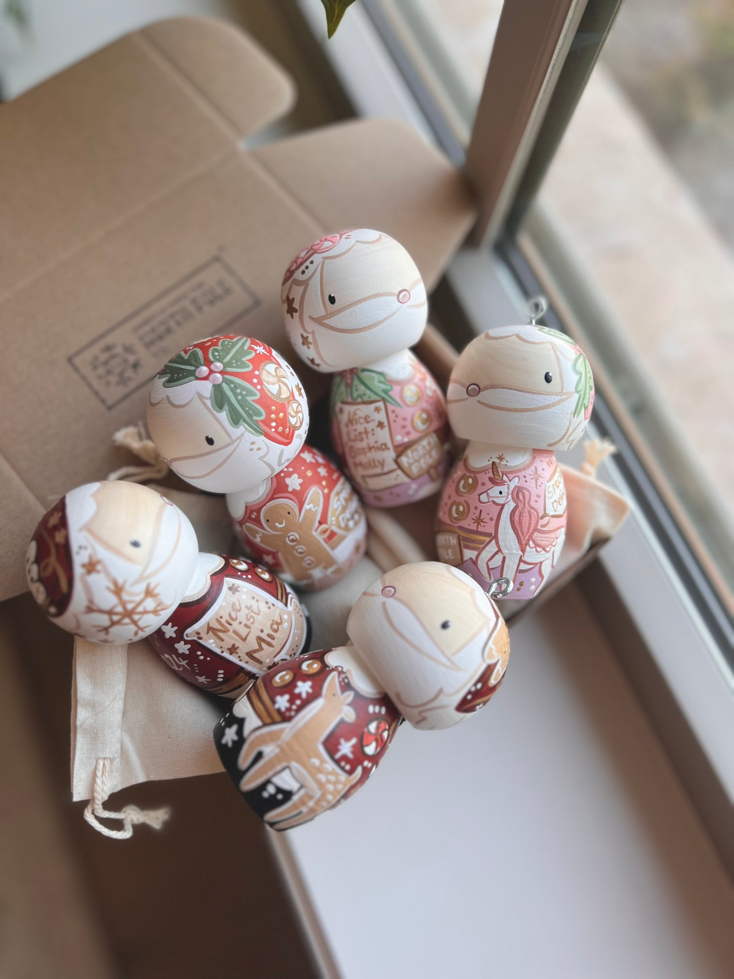 Seasonal - Christmas - Santa Peg Doll - but in XL Peg Doll