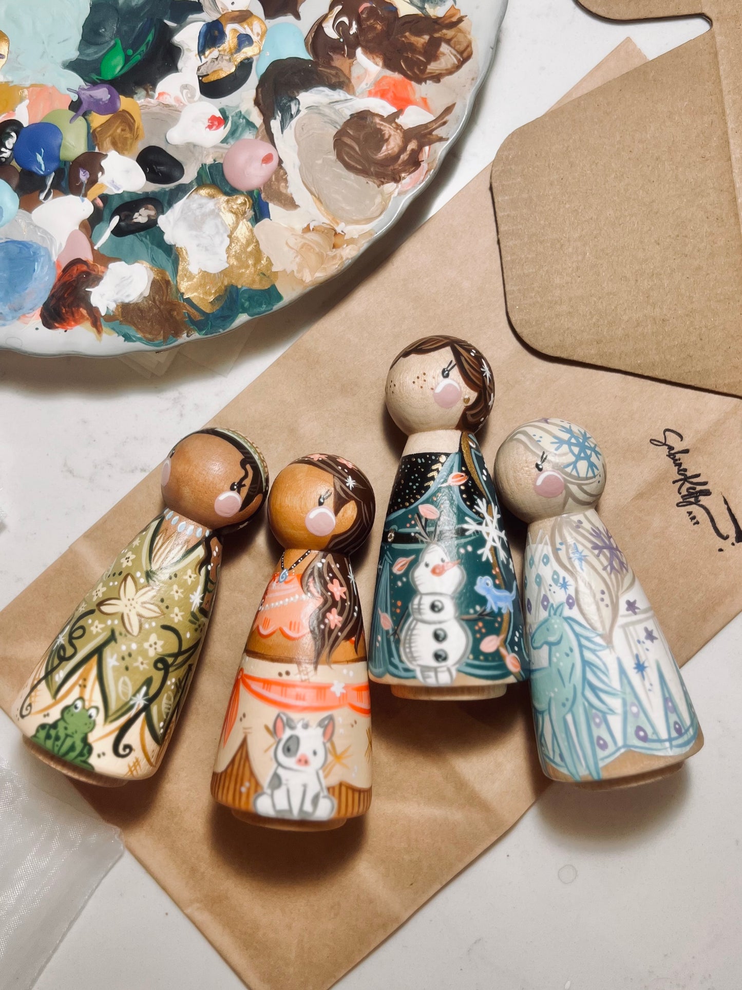 Peg Dolls - Characters/ Princesses
