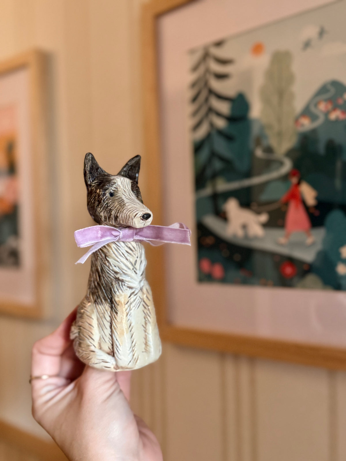 Ceramic Animal - Dog Portrait
