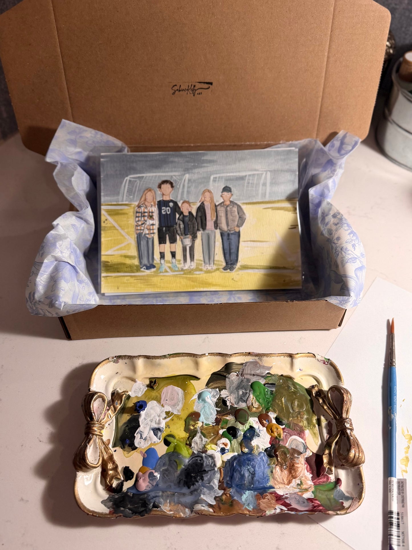 Custom Art Painting - Portrait 5x7