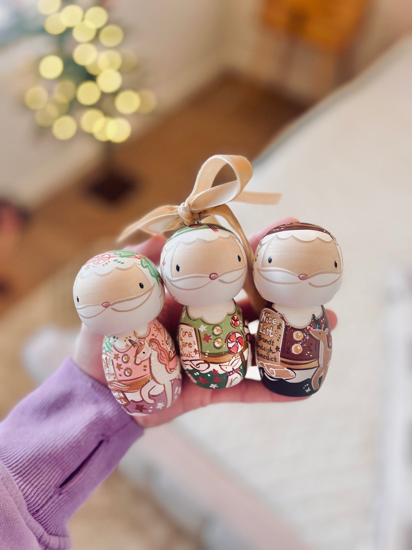 Seasonal - Christmas - Santa Peg Doll - but in XL Peg Doll